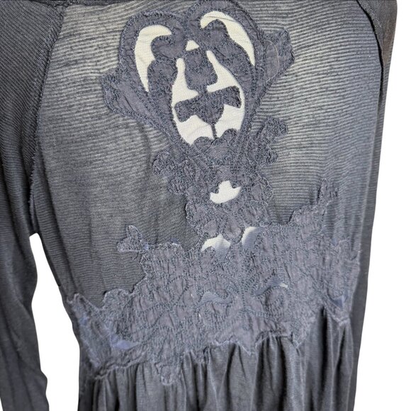 Free People That's Amore blue top medium - Picture 5 of 8